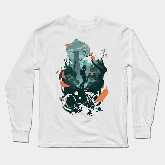 Horizon Apex Long Sleeve T-Shirt by whydesign